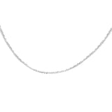 Lianfudai Sparkling Necklace For Women Clavicle Chain Choker Silver Plated Fashion Jewelry Wedding Party Birthday Gift