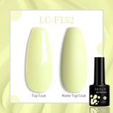 Lianfudai 7ML Glitter Gel Nail Polish Sparkling Semi Permanent UV Gel Colorful Shinning Gel Varnish Nail Art Soak Off UV LED Gel