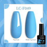 Lianfudai 10ML 5D Solid Pudding Nail Gel Polish Semi Permanent UV Gel Nail Art No-Wipe Gel Nail Polish Liner Emboss Painting Gel