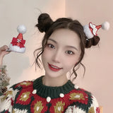 Lianfudai Kawaii Hair Clips Christmas Headbands Hair Accessories for Girls Christmas Decoration Sipplies New Year 2025 Party Accessories