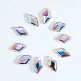 Lianfudai 3pcs/box Dental Tooth Gem Crystal Jewelry Tooth Gem Kit Tooth Deco Material Various Shape Oral Decoration