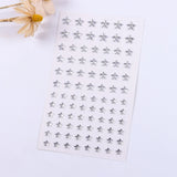 Lianfudai 3D Face Jewelry Love Diamond Stickers Face Body Rhinestones Sticker Star Eye Makeup Drill Fake Tattoo Party Festival Makeup