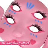 Lianfudai Melanie Martinez Portals Mask Cosplay Props DIY Pink MASK Halloween Party Accessory