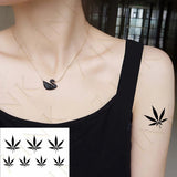 Lianfudai New Waterproof Temporary Tattoo Sticker Body Makeup Flame Finger Tattoos Smiley Black Square Rose Flower Art Flash Fake