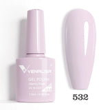 Lianfudai Venalisa Nail Gel Polish Jelly Color HEMA FREE Nude Pink Semi Permanent Soak Off UVLED Gel Nail Polish Sparkle Gel Varnish