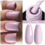 Lianfudai 7ML Jelly Pink Peach Quick Extension Gel Nail Polish Nude Transparent Color Finger Prolong Rubber Base Construction Gel