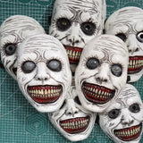 Lianfudai Horror The Exorcist Smiling Face Demon Mask Cosplay Evil Creepy Ghost Skull Plastic Masks Halloween Carnival Party Costume Props