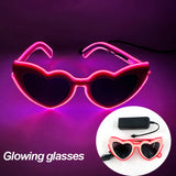 Lianfudai Summer Beach Sunglasses Women  Fashion Heart Shaped Glasses Girls Night Gift Bride To Be Glasses