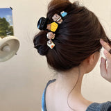 Lianfudai Cartoon Hair Clip for Women Fashion Large Hairpin Korean Girls Hair Claws Cute Shark Clip Summer Hair Accessories Headdress