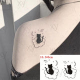 Lianfudai New Waterproof Temporary Tattoo Sticker Body Makeup Flame Finger Tattoos Smiley Black Square Rose Flower Art Flash Fake