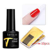 Lianfudai 7ML Gold Foil Quick Extension Gel Nail Polish Nude Purple Nail Flakes Vernis Semi Permanent UV Gel Nail Art Hard Gel