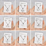 Lianfudai 2024 New Stainless Steel Fashion Vintage Earrings Pendant Hip Hop Versatile Set Jewelry Gift Wholesale