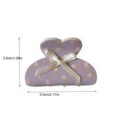 Lianfudai Cute Sweet Bow Flower Hair Claw Women Girl Bowknot Ribbon Crab Clip Y2k hark Clip Hair Clip Hair Accessories