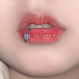 Lianfudai Stainless Steel Lip Ring Hinged Star Bites Piercing Nose rings Earrings Spicy Girl Heart Vertical Labret Piercing Body Jewelry