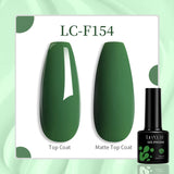 Lianfudai 7ML Aurora Top Coat Sparking Gel Nail Polish Semi Permanent UV Gel 2 In 1 Function Top Coat UV LED Nail Art Gel Varnish