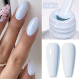 Lianfudai Sweet Spring Summer Color Gel Nail Polish 10ml Light Pink Green Yellow Long Lasting Varnis Semi Permanent For Nails