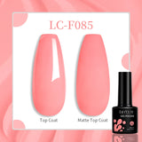 Lianfudai  15ML Quick Nail Extension Gel Glitter Pink Vernis Semi Permanent UV Gel Nail Polish Slip Solution Nail Art Prolong Gel