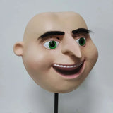 Lianfudai Despicable Me Gru Mask Full Head Mask Halloween Fancy Dress Latex Mask Cosplay Party Props