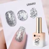 Lianfudai 15ml White Cat Magnetic Gel Super Bright Gorgeous Glitter Nail Polish Galactic Effect Moonlight Magnetic Gel Varnish