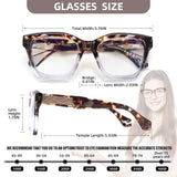 Lianfudai Anti-Blue Light Reading Glasses Good Quality Prescription Glasses For Women Fashion Square Reading Computer Eyeglasses