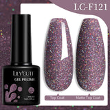 Lianfudai 7ML Gold Foil Quick Extension Gel Nail Polish Nude Purple Nail Flakes Vernis Semi Permanent UV Gel Nail Art Hard Gel