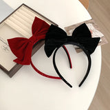 Lianfudai Christmas Bowknot Headband Cute Elk Snowman Bow Hair Hoop Xmas Hairband Hair Accessories 2025 Christmas Decor Supplies  
﻿