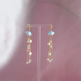 Lianfudai Jellyfish Dangle Earring woman y2k jewelry