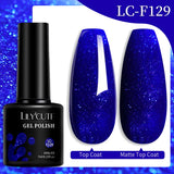 Lianfudai 7ML Gold Foil Quick Extension Gel Nail Polish Nude Purple Nail Flakes Vernis Semi Permanent UV Gel Nail Art Hard Gel