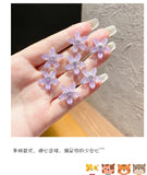 Lianfudai 10PCS/Set Hair Clip Braided Hair Small Flower Hair Buttons Hairpin Girl Cute Headdress Girl Mini Hair Claw Hair Accessories