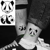 Lianfudai Waterproof Temporary Tattoo Sticker Cat Fox Animal Fake Tatto Flash Tatoo Neck Hand Back Foot Shoulder for Kids Women Men