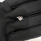 Lianfudai 1PCS Cute Pink Zircon 316L Stainless Steel Ear Bone Nail New Fashion Y2K Punk Small Earring for Women Cochlea Jewelry Party Gift