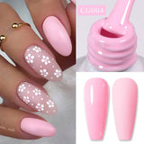 Lianfudai Sweet Spring Summer Color Gel Nail Polish 10ml Light Pink Green Yellow Long Lasting Varnis Semi Permanent For Nails