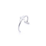 Lianfudai 1Pc Stainless Steel Fake Nose Ring Hoop Septum Rings C Clip Lip Ring Earring Fake Nose Piercing Women Body Jewelry Non-Pierced