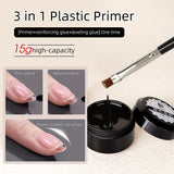 Lianfudai    3 in 1 Shaping Base Coat Gel Function 15ML Soak Off LED UV Gel Nail Polish Long Lasting Nails Tip Glue Art Tools Varnish Lacquer