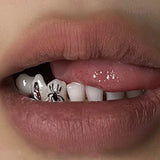 Lianfudai 3pcs Teeth Gems Tooth Jewelry Ornaments With Box Fashion Teeth Gems Beauty Diamond Dental Crystal Teeth Jewelry Gem Decoration