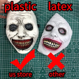 Lianfudai Horror The Exorcist Smiling Face Demon Mask Cosplay Evil Creepy Ghost Skull Plastic Masks Halloween Carnival Party Costume Props