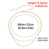 Lianfudai Boho Multilayer Summer Beach Waist Chain Women 2022 New Retro Creative Gold Color Round Sequin Pendant Body Fashion Jewelry