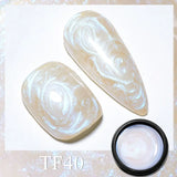 Lianfudai  5ml Thread Shell Nail Gel Polish Pearl Shell Semi-Permanent Soak Off UV LED Gel Need Base Top Coat For Nails