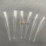 Lianfudai 5Xl Extreme Long Stiletto Nails Full Cover Nails Artificial Acrylic False Nail Tips Press on Manicure Tool Accessories