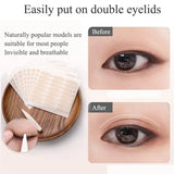 Lianfudai 240Pcs Double Fold Eyelid Tape Sticker Lace Nature Clear Beige Stripe Self-adhesive Natural Eye Makeup Make Up With Tool New