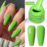 Lianfudai Sweet Spring Summer Color Gel Nail Polish 10ml Light Pink Green Yellow Long Lasting Varnis Semi Permanent For Nails