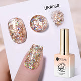 Lianfudai 15ml White Cat Magnetic Gel Super Bright Gorgeous Glitter Nail Polish Galactic Effect Moonlight Magnetic Gel Varnish