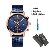 Lianfudai Top Men Watch Brand Business Style Stainless Steel Fashion Waterproof Sports Multifunctional Quartz Wristwatch Relogio Masculino