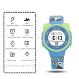 Lianfudai 2024 Children Watch Girls Cute Cartoon Electronic Watches Waterproof Alarm Clock Multi Functional Boys Student Wristwatch