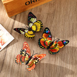 Lianfudai 12PCS/Set Butterfly Hair Clip Bride Wedding Headwear Hairpin DIY For Girl Hairclip Barrettes Hairgrip Hair Accessories