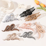 Lianfudai Large Hairpin for Women Wave Shark Clip Trendy Claws Clips French Temperament Hair Accessories Korean Girls Headwear