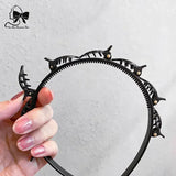 Lianfudai 2024 New Double Band Headbands for Women Hairstyle Fashion Non-Slip Hair Bands with Clips  Bezel Hair Hoop Hair Headwear