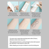 Lianfudai Moon and Black Cat, Long-Lasting Waterproof 1-2 Weeks, Temporary Tattoo, Realistic Semi-Permanent Fake Tattoo