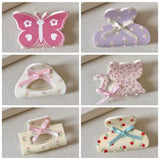 Lianfudai Cute Sweet Bow Flower Hair Claw Women Girl Bowknot Ribbon Crab Clip Y2k hark Clip Hair Clip Hair Accessories