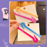 Lianfudai New Hair Rubber Bands Remover Tools Hair Bands Rubber Cutter Not Hurt  Salon Headwear Cut Knife Styling Accessories Mixed Colors